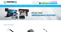 Desktop Screenshot of printertec.com.br