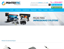 Tablet Screenshot of printertec.com.br